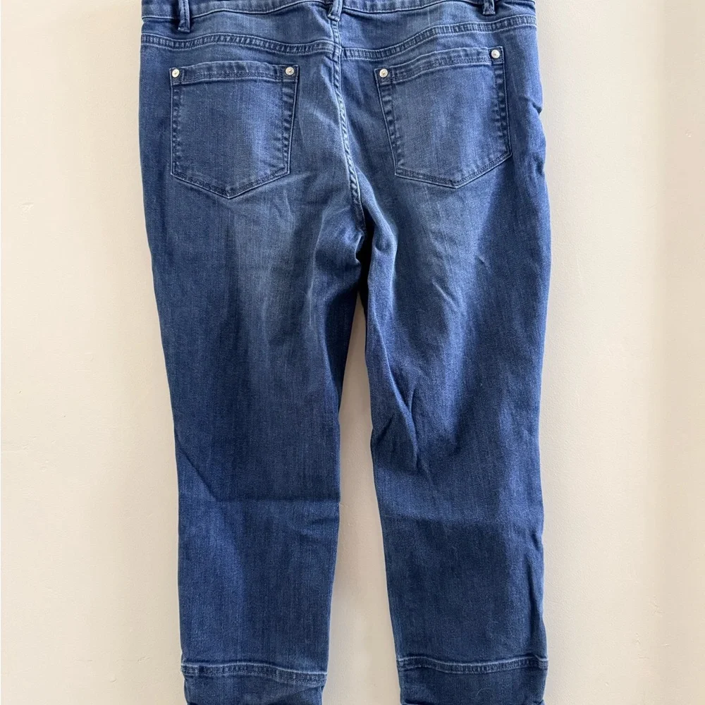 J. Jill Dark Blue Ankle Jeans - Picture 2 of 6